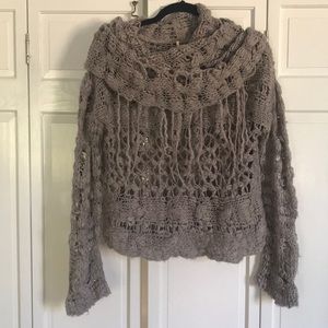 Free People crop sweater